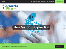 Tablet Screenshot of pearlapharm.com